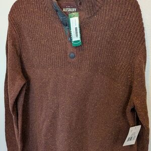 Men's Rustic Brown Crewneck Sweater